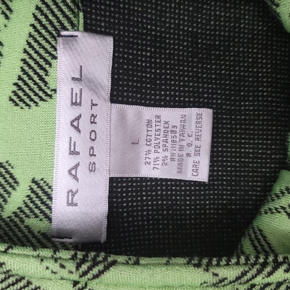 WOMEN'S Rafael sport jacket. Size large. Lime green and black. - Picture 3 of 4